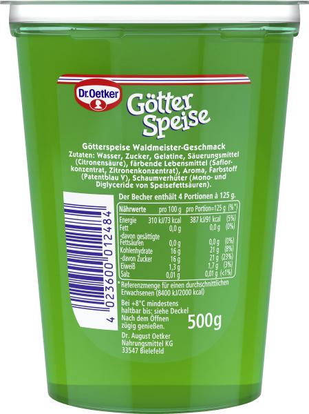 Dr. Oetker Götterspeise XXL Waldmeister Geschmack