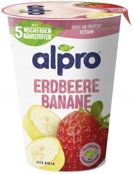 Alpro Joghurtalternative Erdbeere-Banane