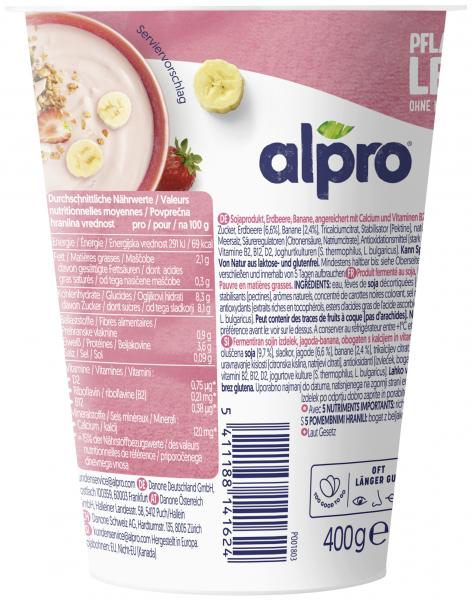 Alpro Joghurtalternative Erdbeere-Banane