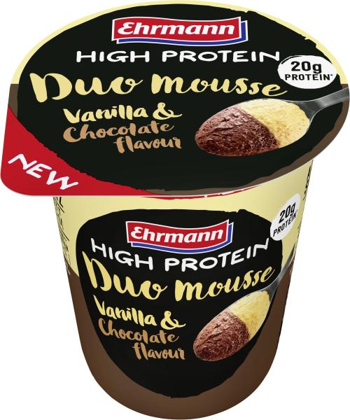 Ehrmann High Protein Duo Mousse Vanilla & Chocolate Flavour