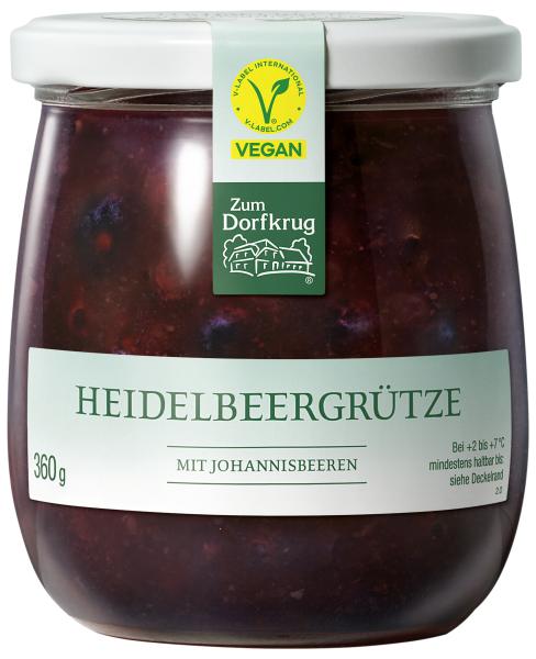 Zum Dorfkrug Heidelbeergrütze