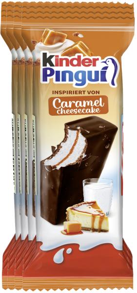 Kinder Pingui Caramel Cheesecake