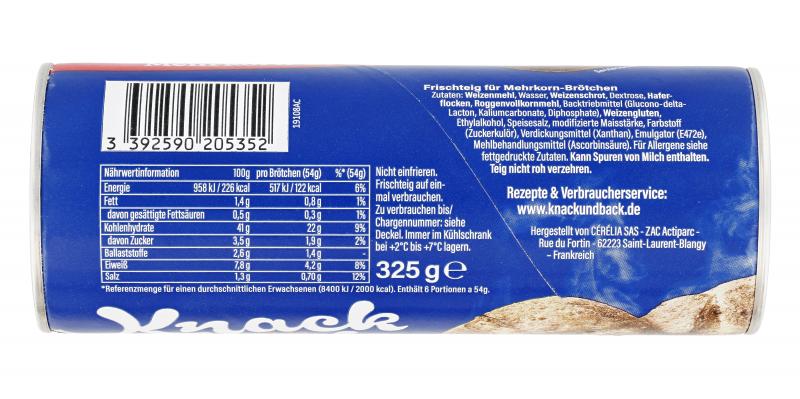 Knack & Back Mehrkornbrötchen