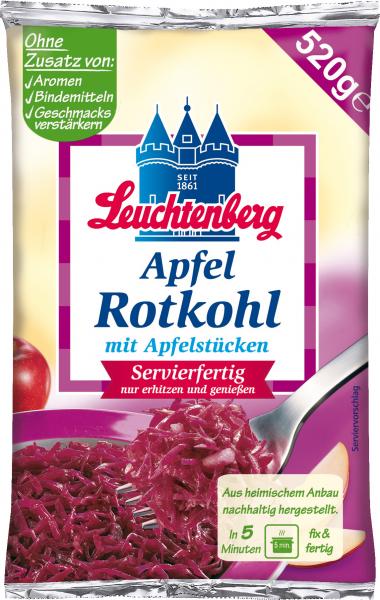 Leuchtenberg Apfel Rotkohl mit Apfelstücken servierfertig
