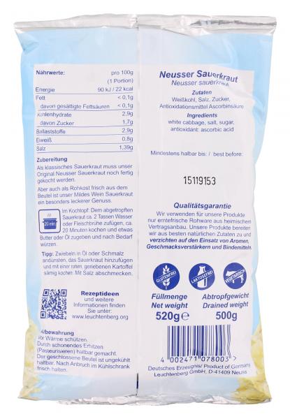 Leuchtenberg Neusser Sauerkraut 