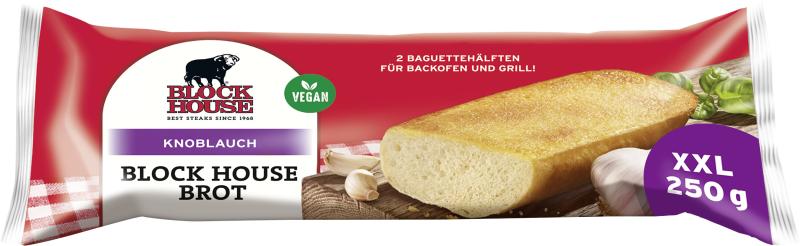 Block House Brot Knoblauch