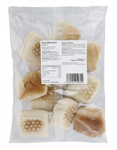 Dermaris Pizza-Brötchen Margherita