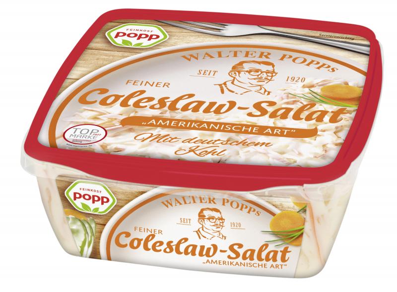 Popp Coleslaw-Salat Amerikanische Art