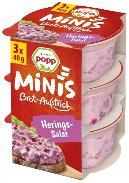 Popp Brotaufstrich Heringssalat Minis