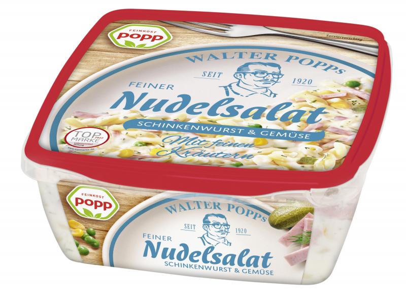 Popp Nudelsalat Schinkenwurst & Gemüse