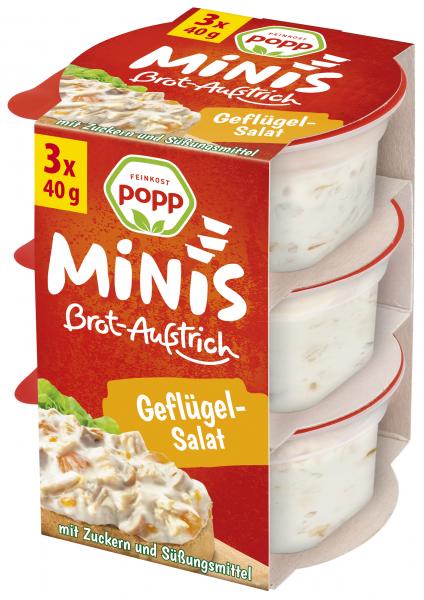 Popp Brotaufstrich Geflügelsalat Minis
