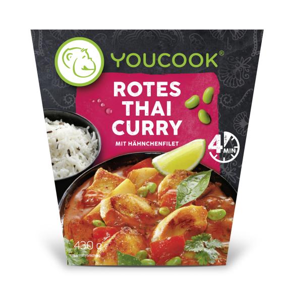 Youcook Rotes Thai Curry mit Huhn