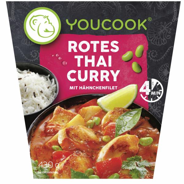 Youcook Rotes Thai Curry mit Huhn