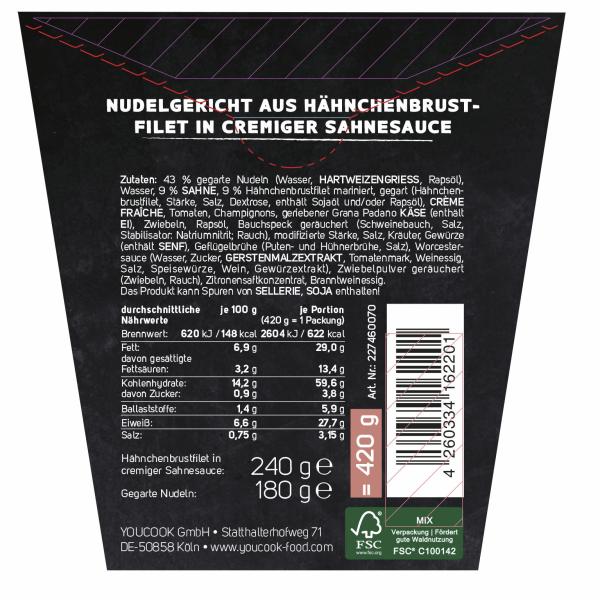 Youcook Pasta Caesar Chicken