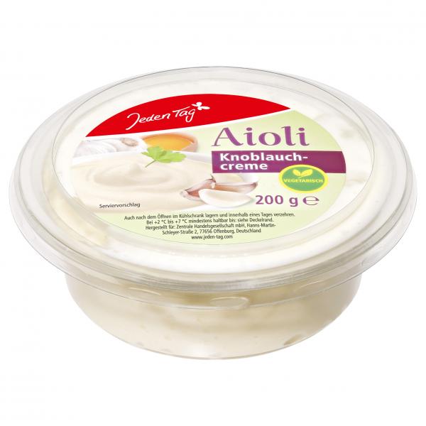 Jeden Tag Aioli Knoblauchcreme