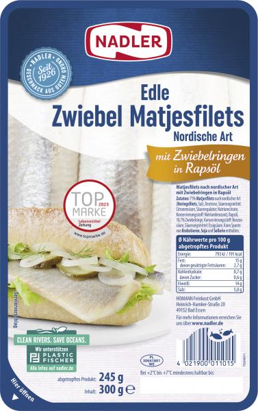 Nadler Edle Zwiebel Matjesfilets Nordische Art