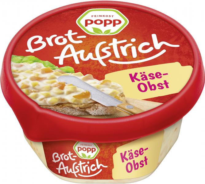 Popp Brotaufstrich Käse Obst Salat