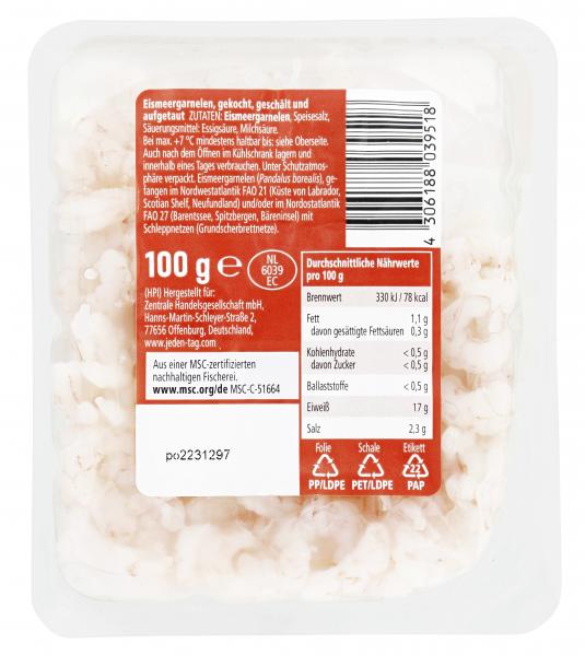 Jeden Tag Eismeer Garnelen MSC