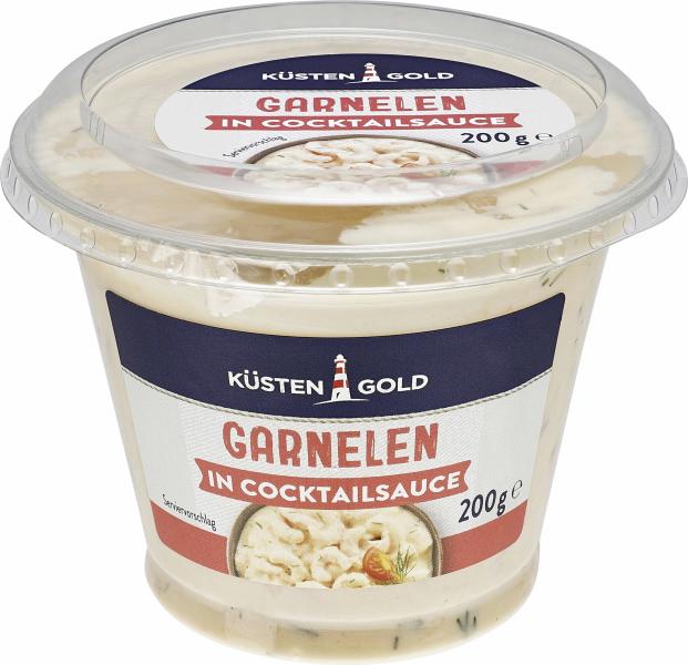 Küstengold Garnelen in Cocktailsauce