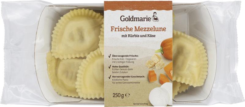 Goldmarie Mezzaluna Kürbis und Käse
