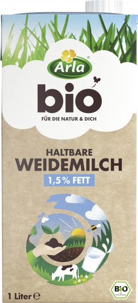 Arla Bio Haltbare Weidemilch 1,5% Fett