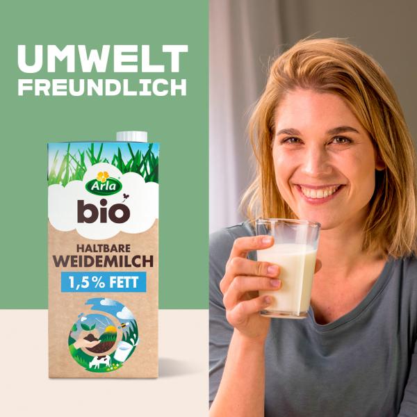 Arla Bio Haltbare Weidemilch 1,5% Fett