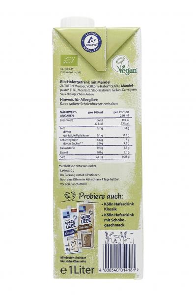 Kölln Smelk Haferliebe mit Mandel