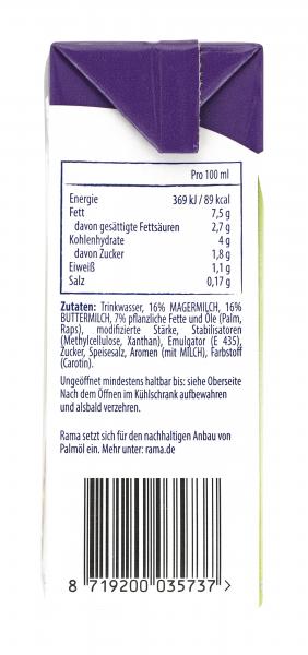 Rama Cremefine zum Kochen Haltbar 7% Fett