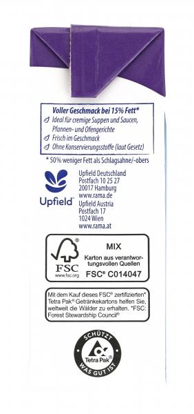 Rama Cremefine zum Kochen Haltbar 15% Fett