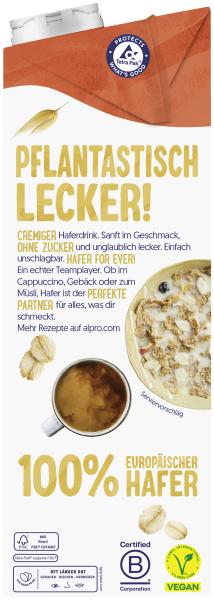 Alpro Haferdrink ohne Zucker