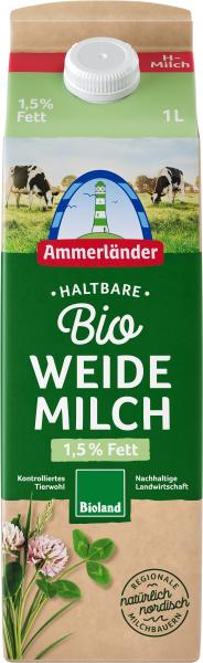 Ammerländer Haltbare Bio Weidemilch 1,5%