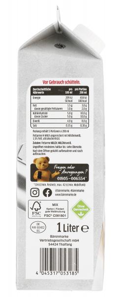 Bärenmarke Barista H-Milch 1,5%