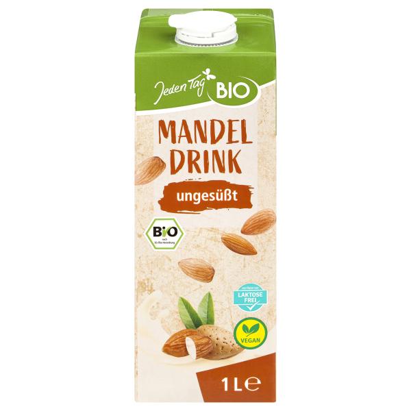 Jeden Tag Bio Mandel Drink ungesüßt