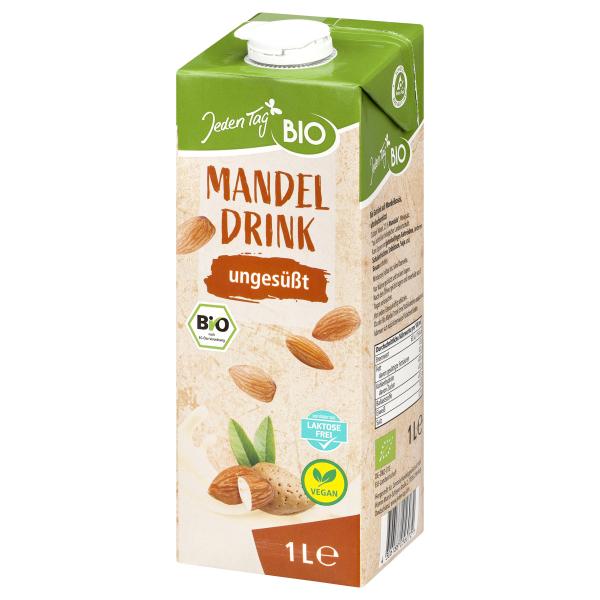 Jeden Tag Bio Mandel Drink ungesüßt