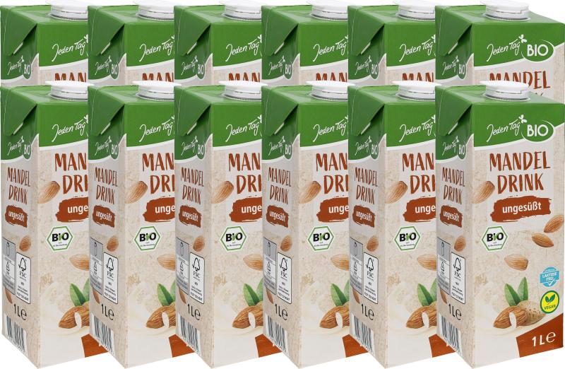 Jeden Tag Bio Mandel Drink ungesüßt