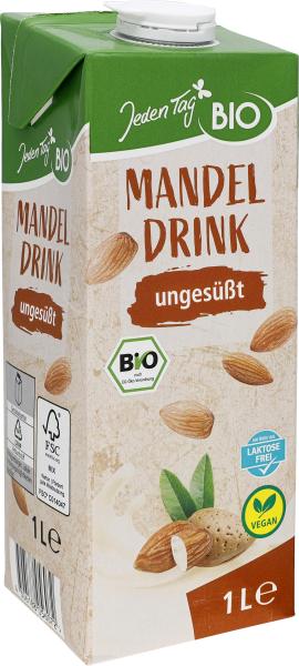 Jeden Tag Bio Mandel Drink ungesüßt