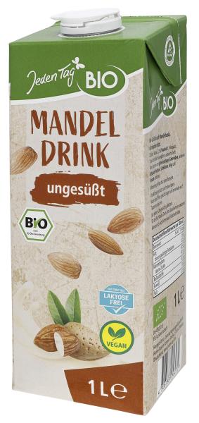 Jeden Tag Bio Mandel Drink ungesüßt