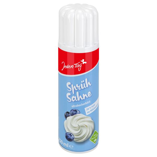 Jeden Tag Sprühsahne light 20%