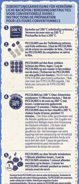 Original Wagner Pizza Steinofen Piccolinis Schinken