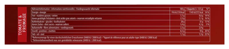 Dr. Oetker Bistro Baguette Tomate & Fromage