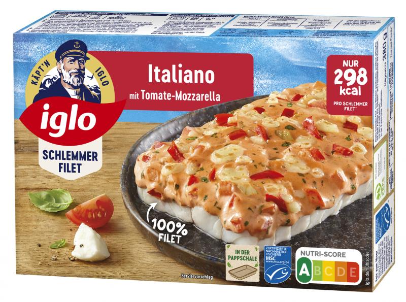 Iglo Schlemmer Filet Italiano mit Tomate-Mozzarella