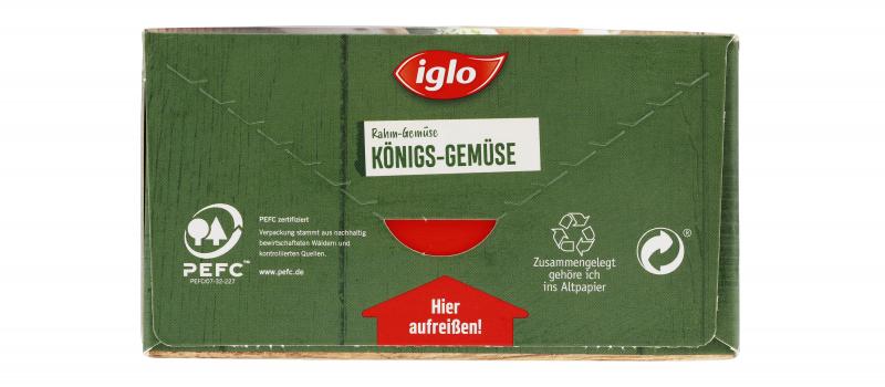 Iglo Rahm-Gemüse Königsgemüse