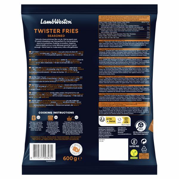 Lamb Weston Twister Fries Seasoned