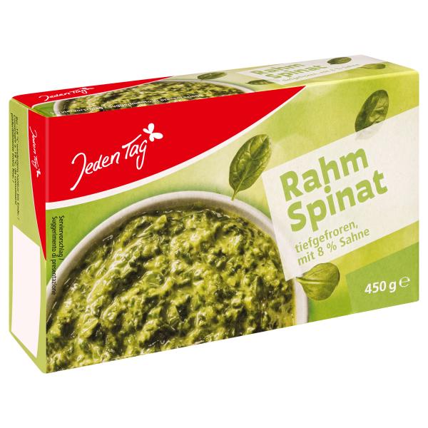 Jeden Tag Rahmspinat mit Sahne
