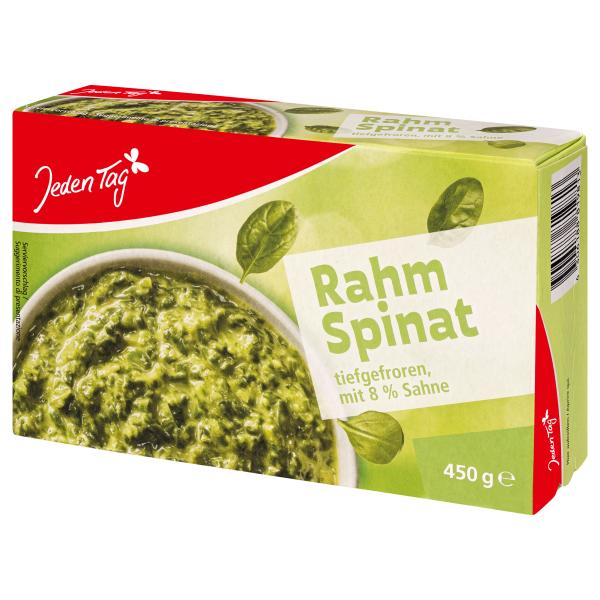Jeden Tag Rahmspinat mit Sahne