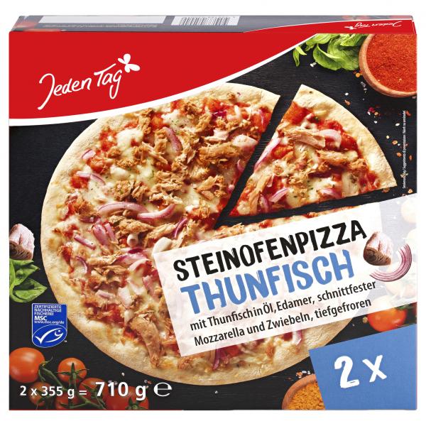 Jeden Tag Steinofenpizza Thunfisch