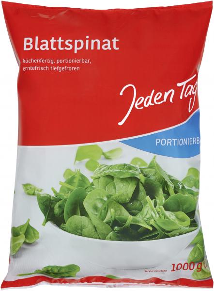 Jeden Tag Blattspinat