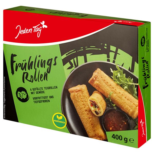 Jeden Tag Frühlingsrollen mit Gemüse