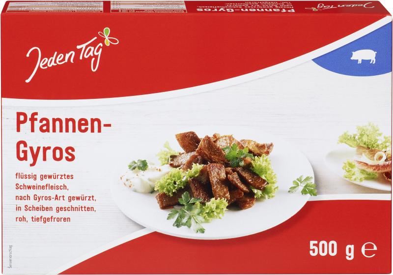 Jeden Tag Pfannen-Gyros