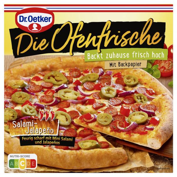 Dr. Oetker Die Ofenfrische Pizza Salami-Jalapeno